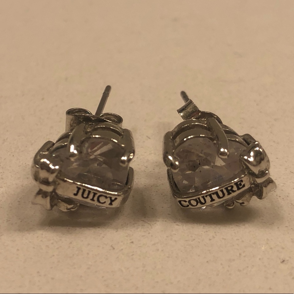 Juicy Couture Heart Stud Earrings NEW